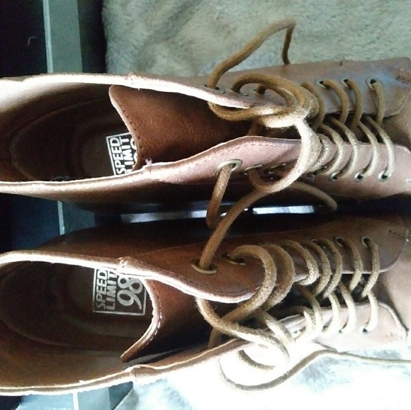 Speed Limit 98 Platform Boots sz 8.5 - Picture 3 of 8